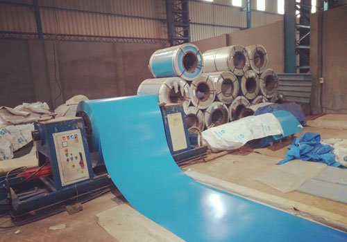 Coil processing at our facility